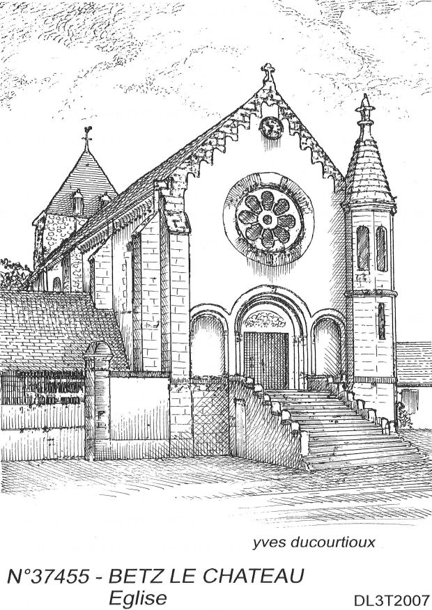 N 37455 - BETZ LE CHATEAU - église